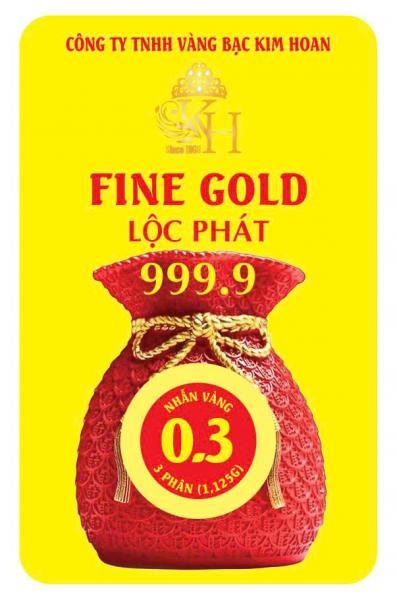 Vàng Lộc Phát 0,3 chỉ